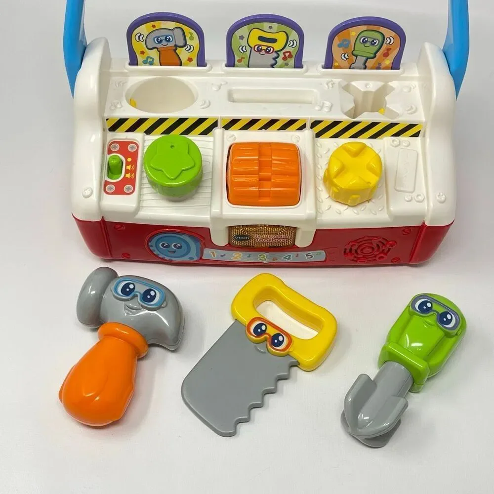 VTech Fix It Buddies Toolbox Toddler Colors Numbers Learning Toy Dexterity Sound